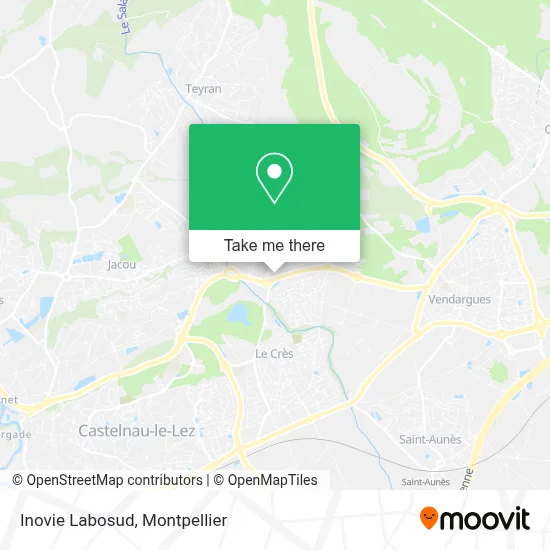 Inovie Labosud map