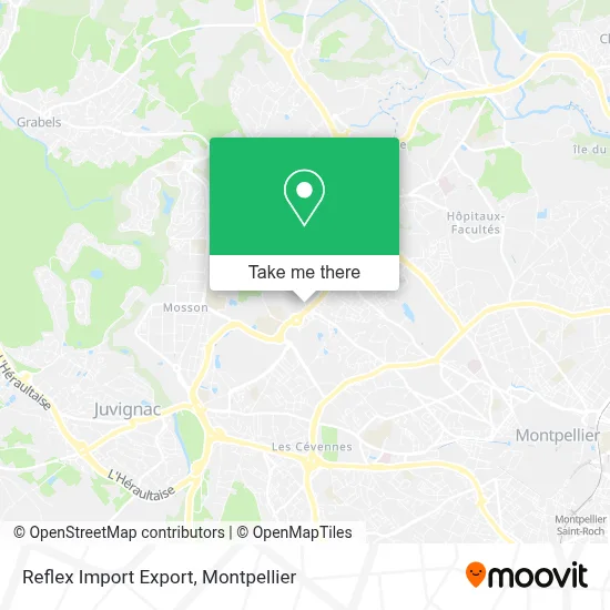 Reflex Import Export map