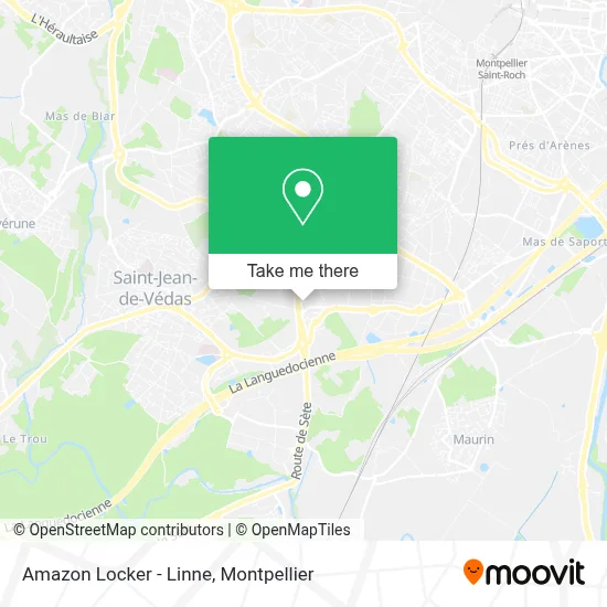 Amazon Locker - Linne map