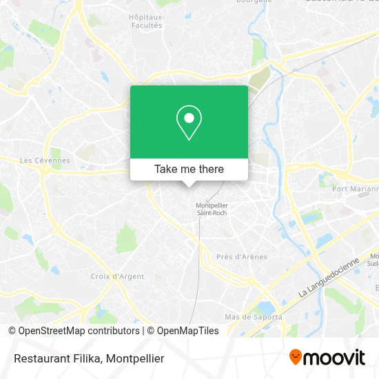 Restaurant Filika map