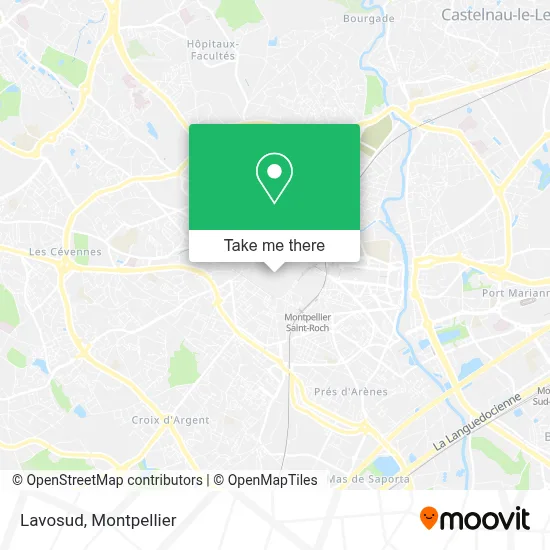 Lavosud map