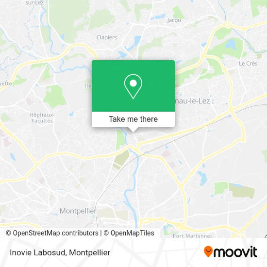 Inovie Labosud map