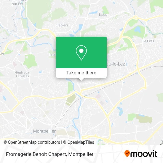 Fromagerie Benoit Chapert map
