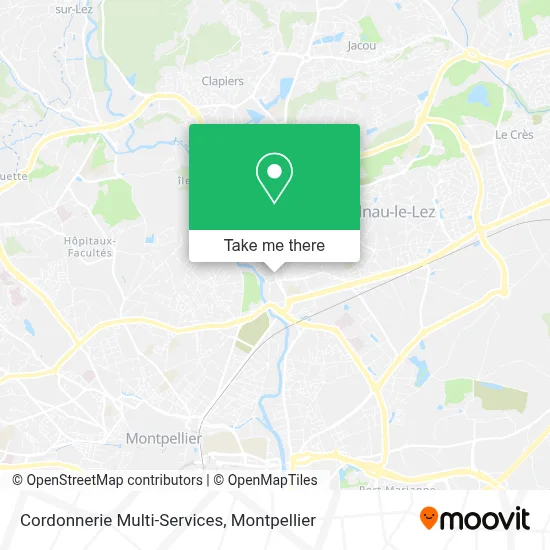 Cordonnerie Multi-Services map
