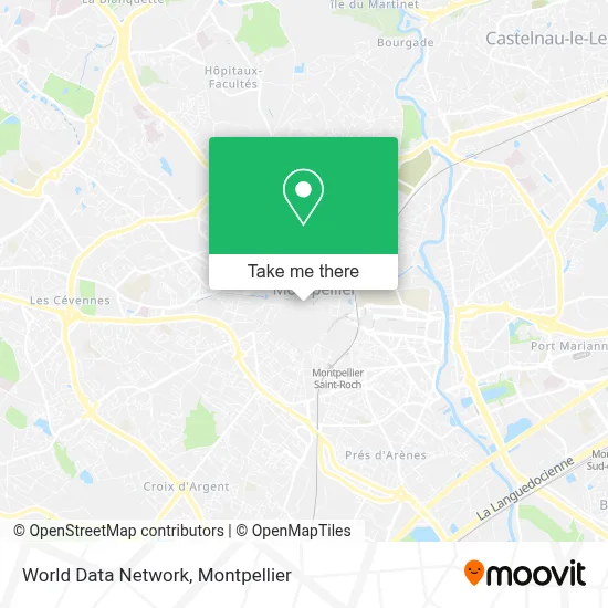 World Data Network map
