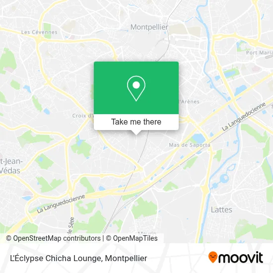 L'Éclypse Chicha Lounge map