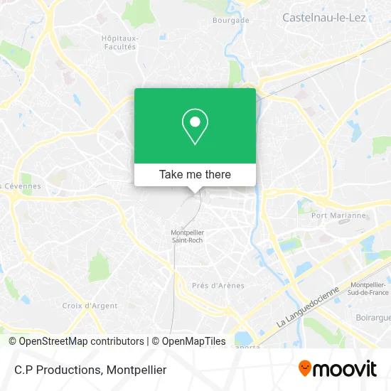 C.P Productions map