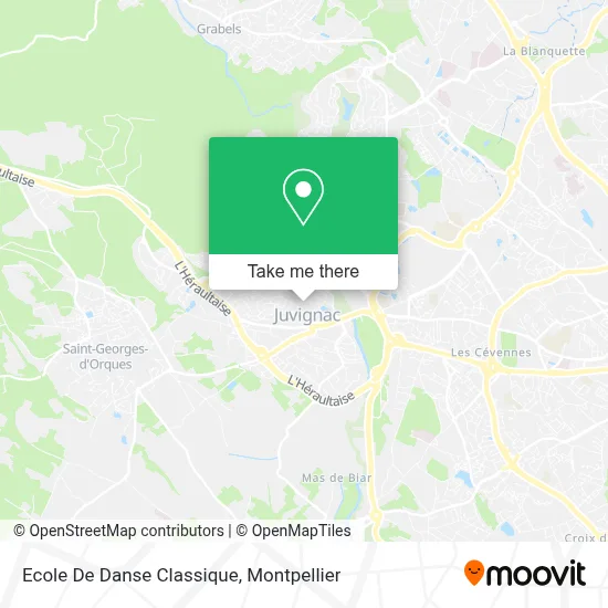 Ecole De Danse Classique map