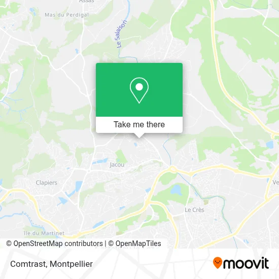 Comtrast map