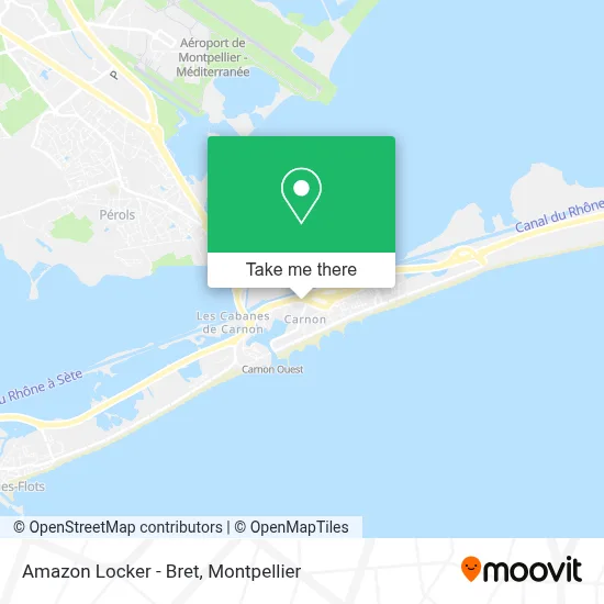 Amazon Locker - Bret map