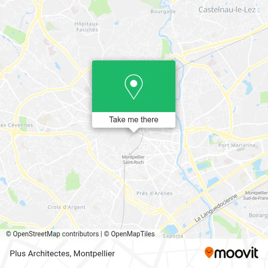 Plus Architectes map