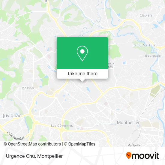 Urgence Chu map