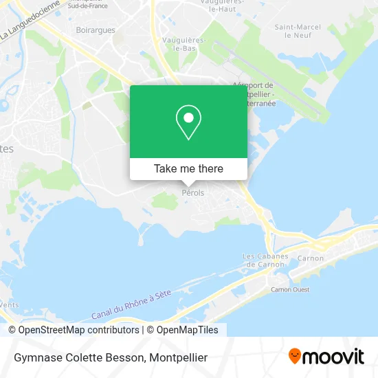 Gymnase Colette Besson map
