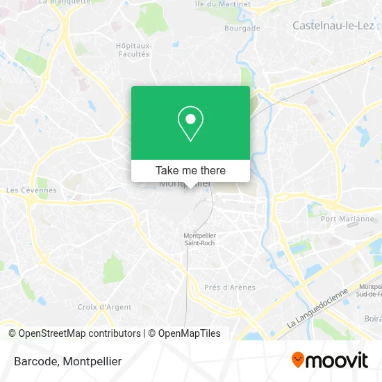 Code Barre map