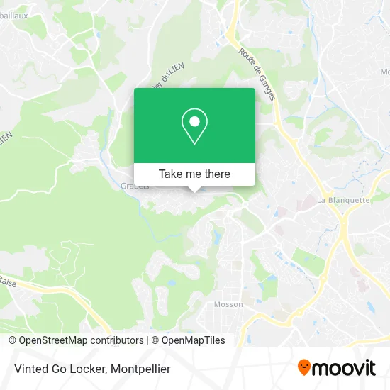 Vinted Go Locker map
