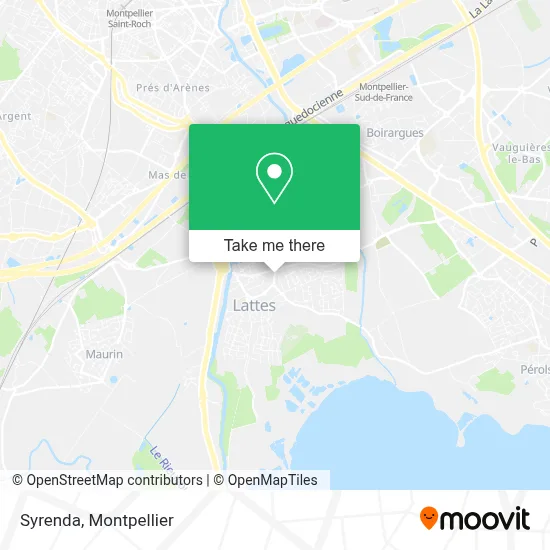 Syrenda map