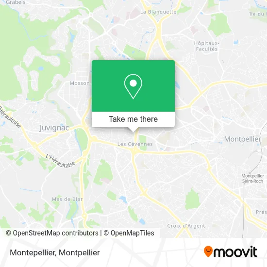 Montepellier map