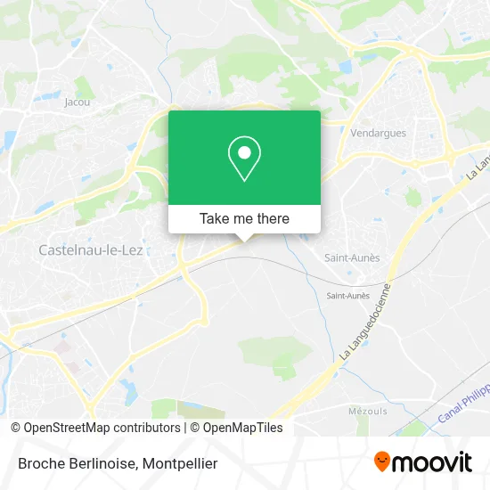 Broche Berlinoise map