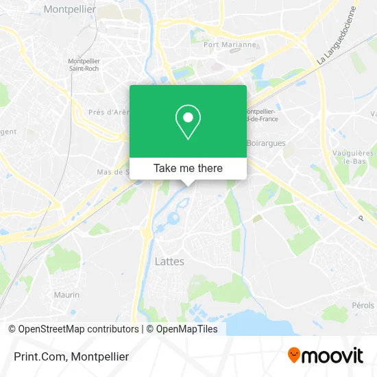 Print.Com map