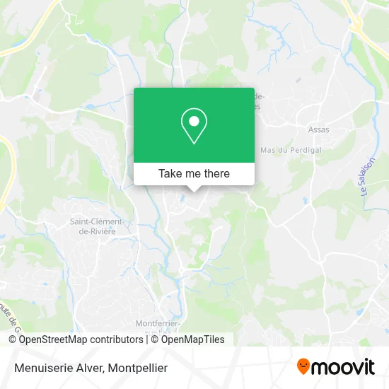 Menuiserie Alver map