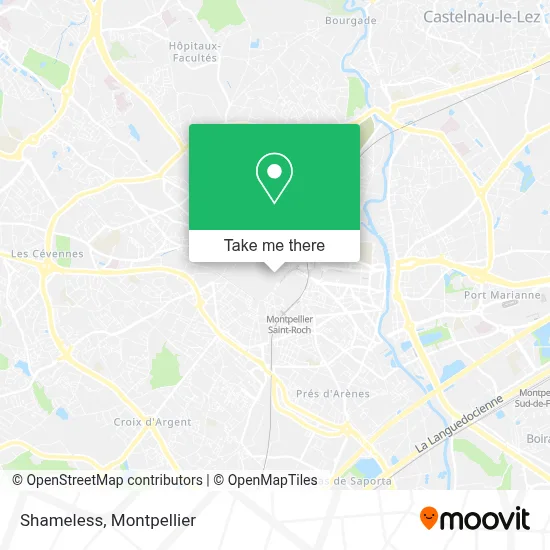 Shameless map