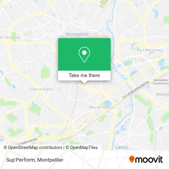 Sup'Perform map