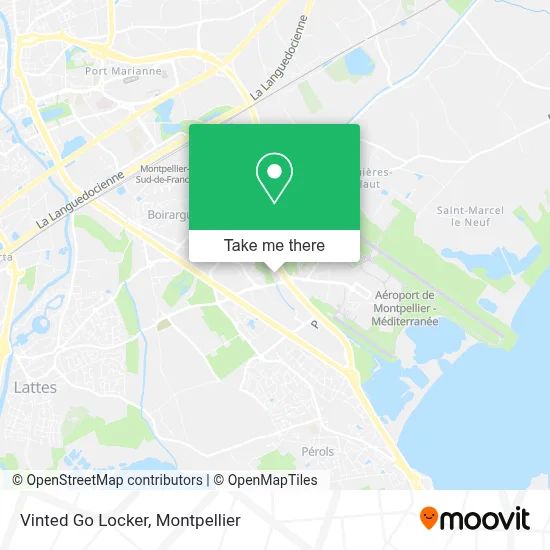 Vinted Go Locker map