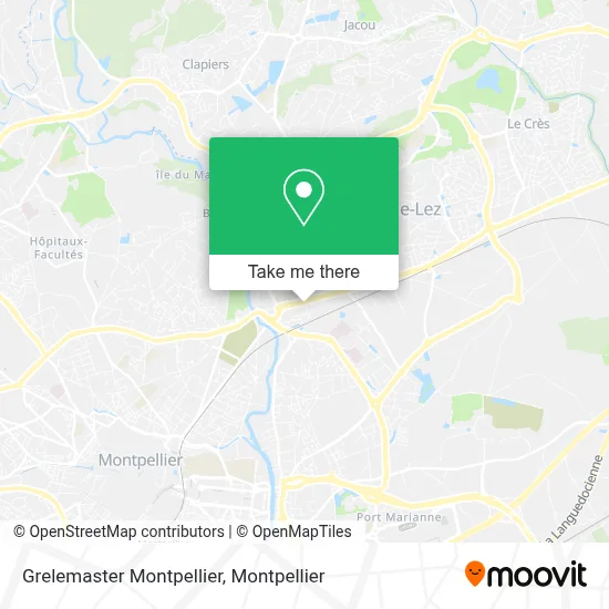 Grelemaster Montpellier map