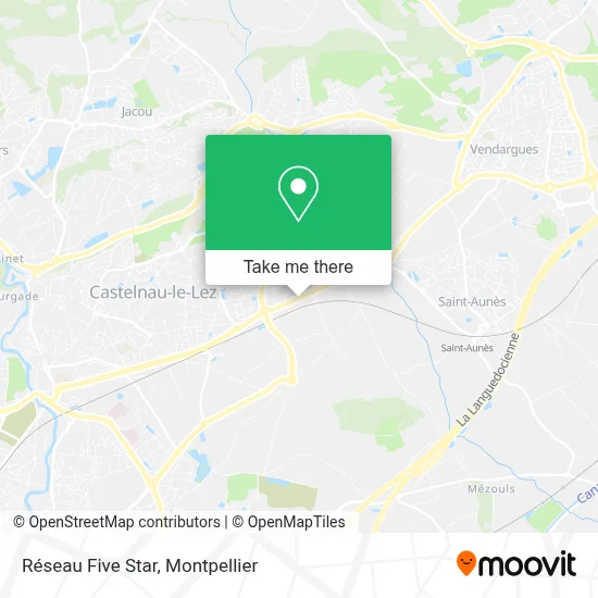 Réseau Five Star map
