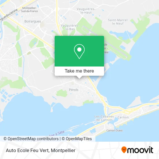 Auto Ecole Feu Vert map