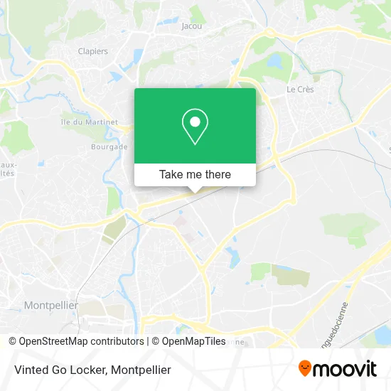 Vinted Go Locker map