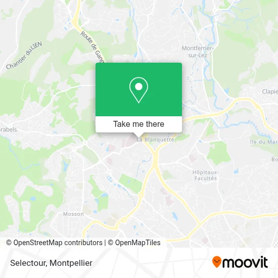 Selectour map