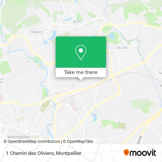 1 Chemin des Oliviers map