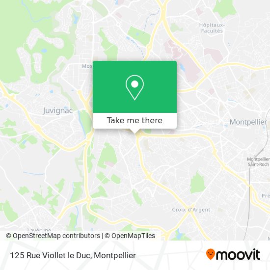 125 Rue Viollet le Duc map