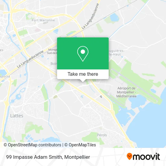 99 Impasse Adam Smith map