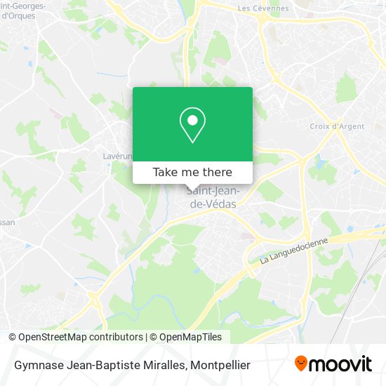 Mapa Gymnase Jean-Baptiste Miralles