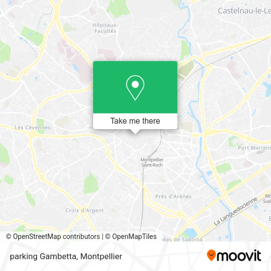 parking Gambetta map