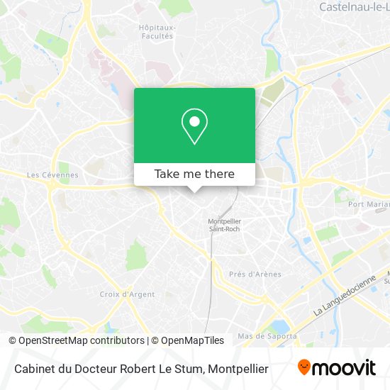 Cabinet du Docteur Robert Le Stum map