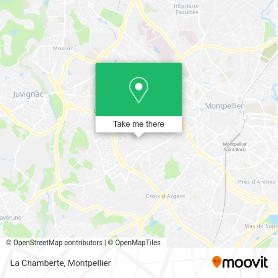 La Chamberte map