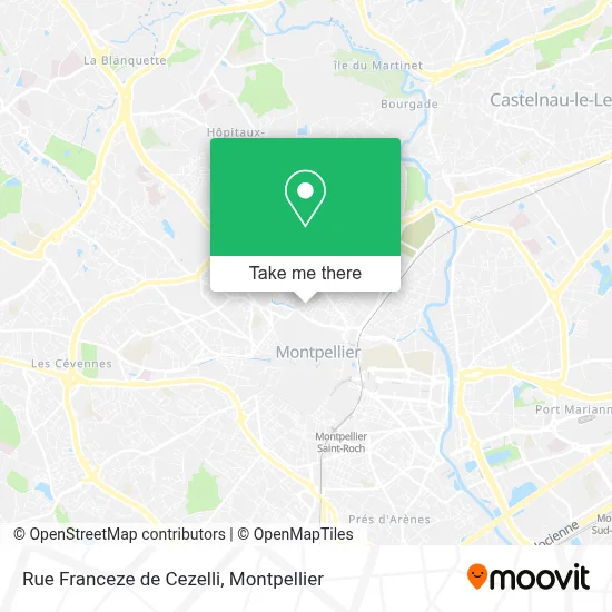 Rue Franceze de Cezelli map