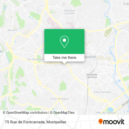 75 Rue de Fontcarrade map