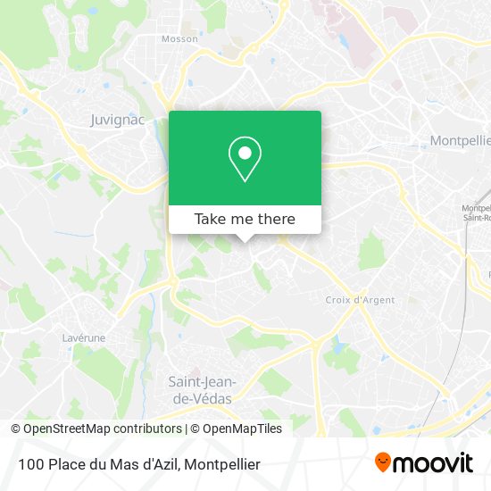 100 Place du Mas d'Azil map