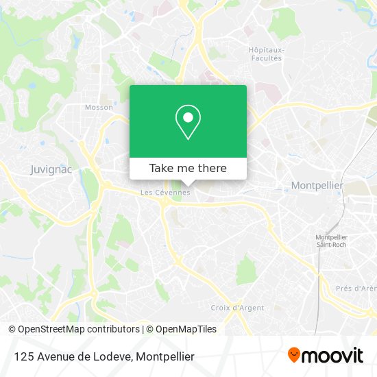 125 Avenue de Lodeve map