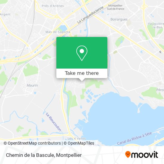 Chemin de la Bascule map