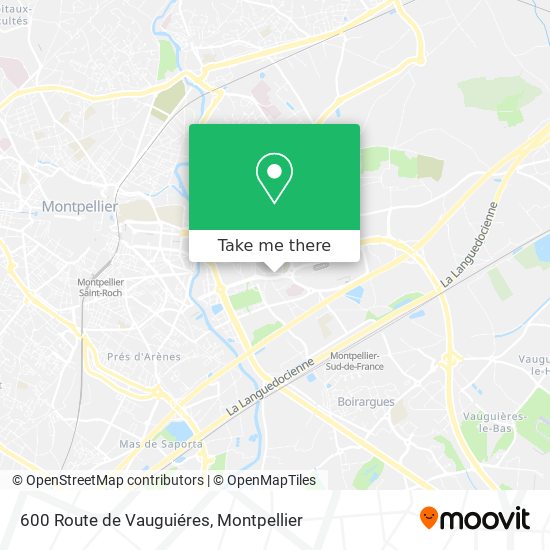600 Route de Vauguiéres map