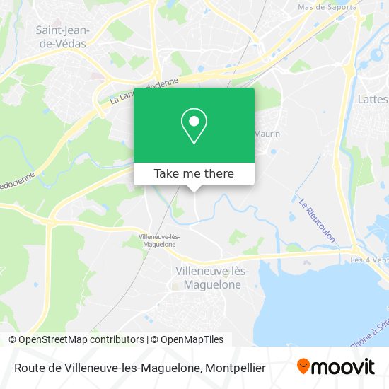 Route de Villeneuve-les-Maguelone map