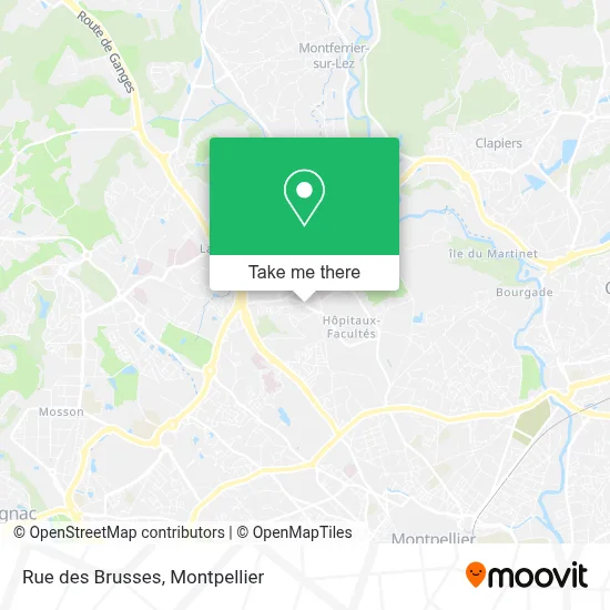 Rue des Brusses map