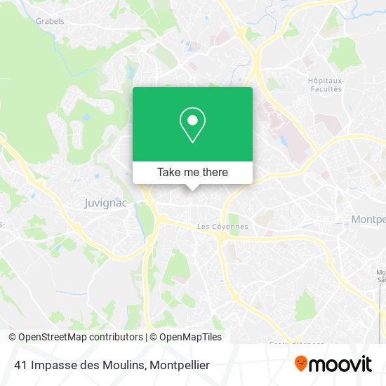 41 Impasse des Moulins map