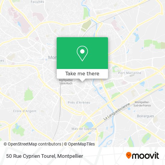50 Rue Cyprien Tourel map