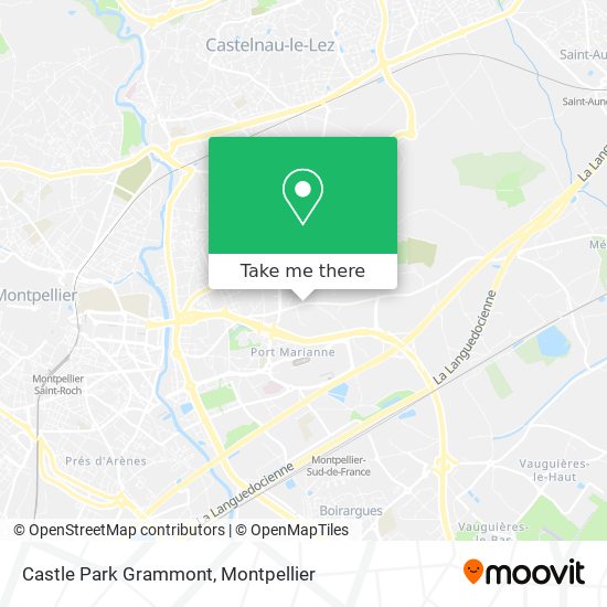 Castle Park Grammont map